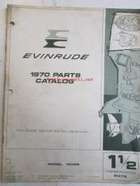Evinrude 1970 Parts book 1 1/2 Horsepower Mate (First in outboards), katso tarkemmat mallimerkinnät kuvista.