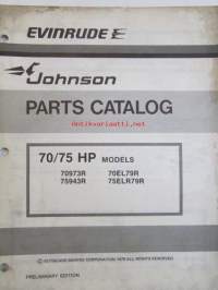 Evinrude-Johnson 1978 Parts Catalog 70/75 HP, katso tarkemmat mallimerkinnät kuvista.