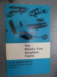 The World´s First Aeroplane Flights -runsas kuvitus ensimmäisistä lehtokoneista