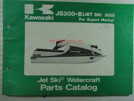 Kawasaki JS 300-B (Jet Ski 300), For Export Market, Watercraft parts catalog - Vesijetti varaosaluettelo
