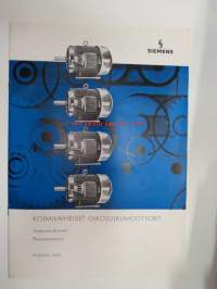 Siemens kolmivaiheiset oikosulkumoottorit -myyntiesite