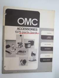 OMC Accessories 1975 parts book -varaosaluettelo