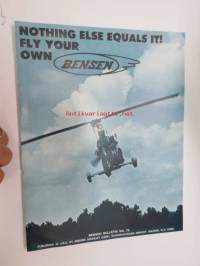 Bensen B-8M Gyrocopter -brochure -myyntiesite englanniksi