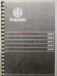 Piaggio Liberty 50 4T Catalogue of Spare Parts 594678 -varaosaluettelo, katso mallit kuvista tarkemmin.