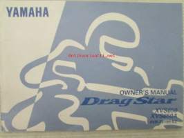 Yamaha Drag Star XV650 / XVS650A owner´s manual -käyttöohjekirja