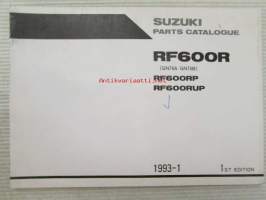 Suzuki RF600R (GN76A / GN76B) RF600RP , RF600RUP Parts Catalogue -varaosaluettelo, katso mallit tarkemmin kuvista.