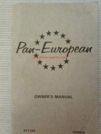 Honda Pan European ST1100 Owner's Manual -omistajan käsikirja