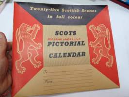 Scots Pictorial Calendar 1959 (in colour) unused with envelope -