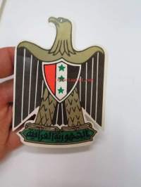 Radio Baghdad International - The Voice of Iraqi Republic -tarra / sticker