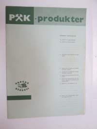 P & K produkter - Pargas Kalbergs Ab broschyrer -brochures