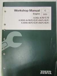 Volvo Penta Workshop manual C - Engine, katso tarkemmat mallien merkinnät kuvasta.