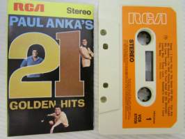 Paul Anka's - 21 Golden Hits -c-kasetti / c-cassette