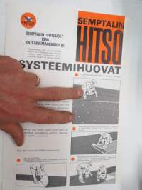 Semptalin Hitso systeemihuovat (kattohuopa) - myyntiesite - sales brochure, roof felt