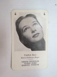 Taina Elg / Metro-Goldwyn-Mayer -filmitähti-korttipelin kuva / pelikortti -moviestars / playing cards -picture