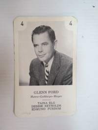 Glenn Ford / Metro-Goldwyn-Mayer -filmitähti-korttipelin kuva / pelikortti -moviestars / playing cards -picture