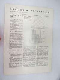 Suomen Mineraali Oy - Asbestisementtilevyt -myyntiesite / brochure