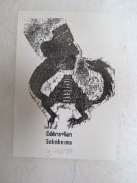 Ex Libris Kari Selinheimo 1999 -kirjanomistajanmerkki / book owner´s mark