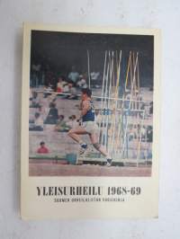 Yleisurheilu 1968-69 - Suomen Urheiluliiton vuosikirja -finnish athletics yearbook