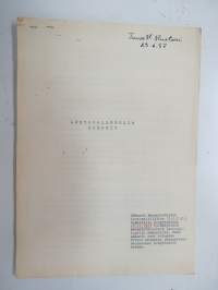 Lentopallo - pelin säännöt 1953