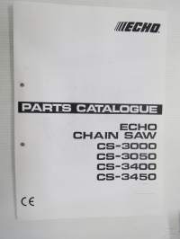 Echo Chain saw CS-3000, CS-3050, CS-3400, CS-3450 Spare parts catalogue -varaosaluettelo