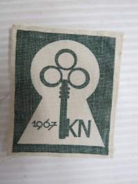 1967 KN -kangasmerkki / hihamerkki -badge