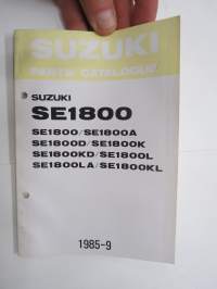 Suzuki SE1800 / SE1800A / SE1800D / SE1800K / SE1800KD / SE1800L / SE1800LA / SE1800KL Generator Parts Catalogue -generaattori varaosaluettelo
