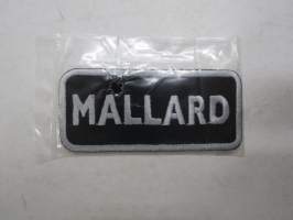 Mallard - rautatiemerkki -kangasmerkki / cloth badge