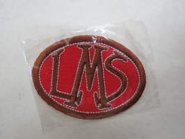 LMS - rautatiemerkki -kangasmerkki / cloth badge