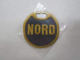 NORD - rautatiemerkki -kangasmerkki / cloth badge