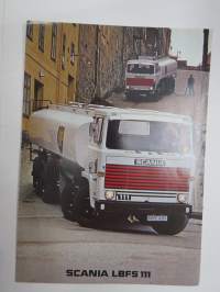 Scania LBFS 111 -myyntiesite, ruotsinkielinen / sales brochure in swedish