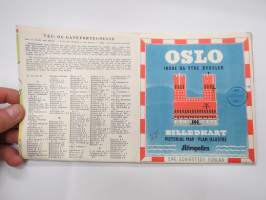 Oslo - Norway - Norge -matkailuesite / kartta - travel brochure / tourist map