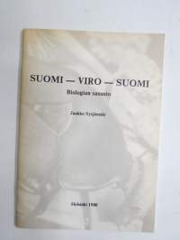 Suomi-Viro-Suomi Biologian sanasto