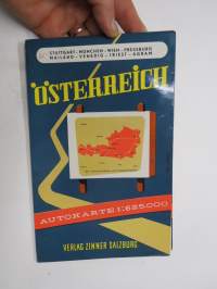 Österreich (Austria) Autokarte -road map / tiekartta, Itävalta