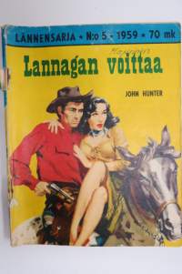 Lännensarja 1959 nr 5, Lannagan voittaa -western magazine