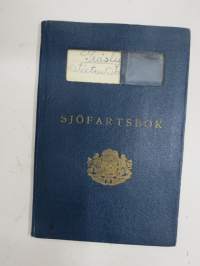Sjöfartsbok, Sixten Ingvar Gräslund / SS 