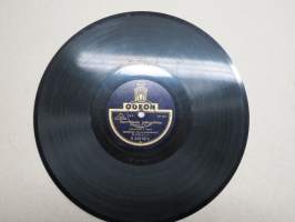 Odeon A 228107 b Allan & C:o Suomalaisa jyskypolkkia / Suomalaisia jyskypolkkia - savikiekkoäänilevy / 78 rpm record