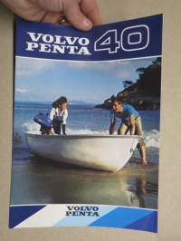 Volvo Penta 40 perämoottori -myyntiesite / sales brochure