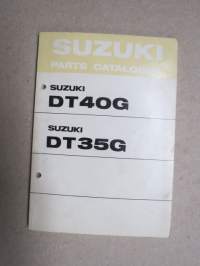 Suzuki DT40G, DT35G outboard, nr 4001-051001-> parts catalogue -perämoottori, varaosaluettelo