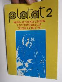 Platat 2 - Musa- ja Soundi-lehden levyarvosteluja vuosilta 1972-78