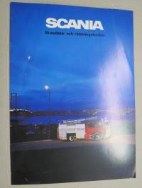 Scania Brandbilar och räddningsfordon -myyntiesite / sales brochure