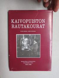 Kaivopuiston rautakourat - Rauman Kone- ja Valimotyöväen Ammattiosasto 102 ry 1943-1993 - Huom numeroitujen 