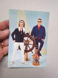 Kestilä Pepi - miesten vapaa-ajan vaatteet -mainospostikortti