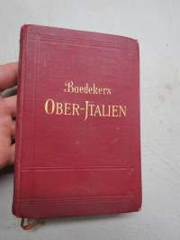 Baedekers Ober-Italien mit Ravenna, Florenz und Pisa - Handbuch für Reisende 1928 -matkaopas / travel guide