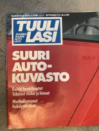 Tuulilasi 1984 nr 4B - Suuri autokuvasto, Kaikki henkilöautot, Tekniset tiedot ja hinnat, Matkailuvaunut, Kaksipyöräiset, ym.