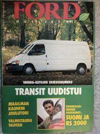 Ford Uutiset 1991 nr 4 -asiakaslehti / customer magazine