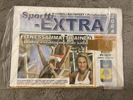 Sportti-Extra 2004 - Urheiluravinteet, Palautuminen, Fitnessammattilainen tuntee ravintoympyrän salat, ym.
