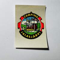 Jalasjärvi - Camping -siirtokuva / vesisiirtokuva / dekaali -1960-luvun matkamuisto