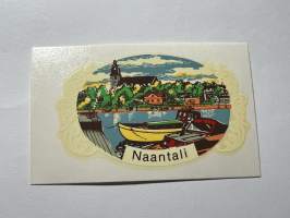 Naantali -siirtokuva / vesisiirtokuva / dekaali -1960-luvun matkamuisto