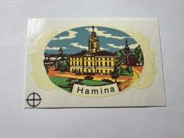 Hamina -siirtokuva / vesisiirtokuva / dekaali -1960-luvun matkamuisto