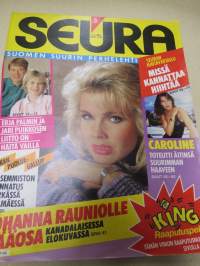 Seura 1986 nr 3, Johanna Raunio, Erja Palm ja Jari Puikkonen, Monacon Caroline, katso tarkemmin sisällysluettelo